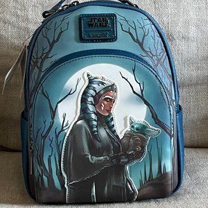 Limited Edition NYCC 2021 Ahsoka & Grogu Loungefly Mini Backpack NWT